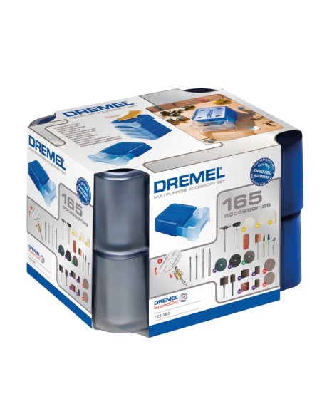 Juego de accesorios modular multiusos de 165 piezas