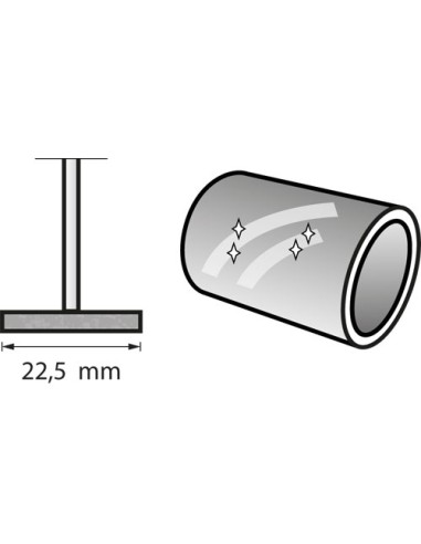 Disco de pulir 22,5 mm