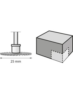 DREMEL® EZ SpeedClic: cepillo abrasivo para detalles, grano 120
