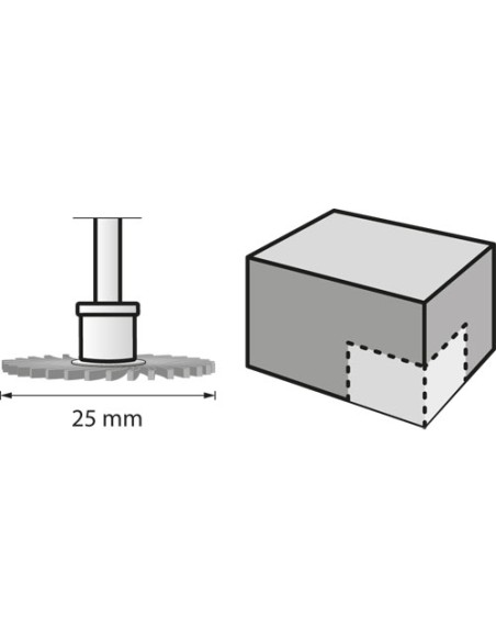 DREMEL® EZ SpeedClic: cepillo abrasivo para detalles, grano 120