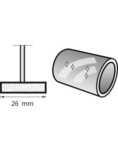 Disco de pulir 26 mm