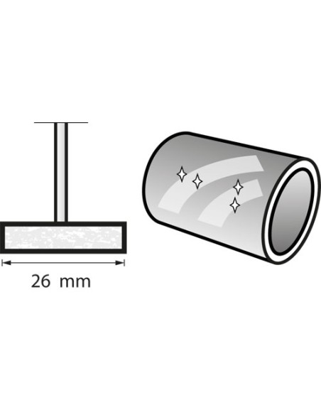 Disco de pulir 26 mm