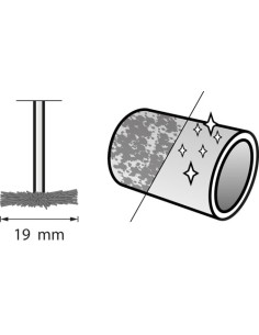 Cepillo de acero al carbono 19 mm
