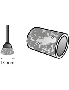 Cepillo de acero inoxidable 13 mm