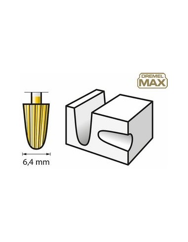 Broca de tallado DREMEL® MAX