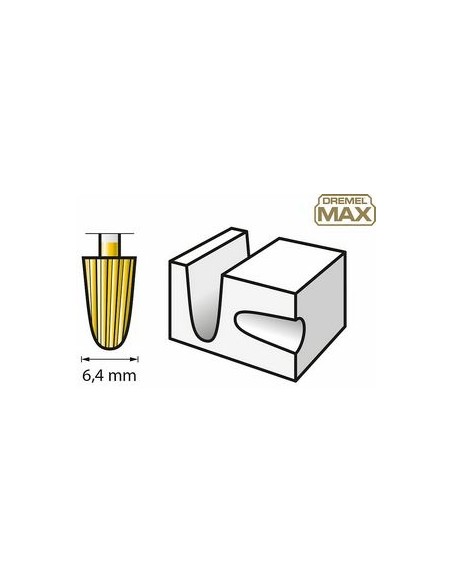 Broca de tallado DREMEL® MAX