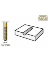 Broca de tallado de carburo de tungsteno DREMEL® MAX