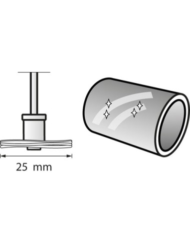 DREMEL® EZ SpeedClic: disco de tela de pulir.