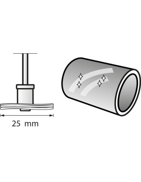 DREMEL® EZ SpeedClic: disco de tela de pulir.