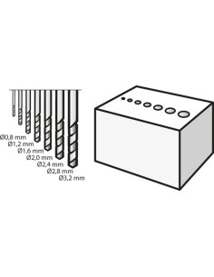 Juego de brocas de precisión
