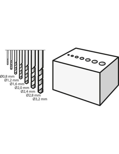 Juego de brocas de precisión