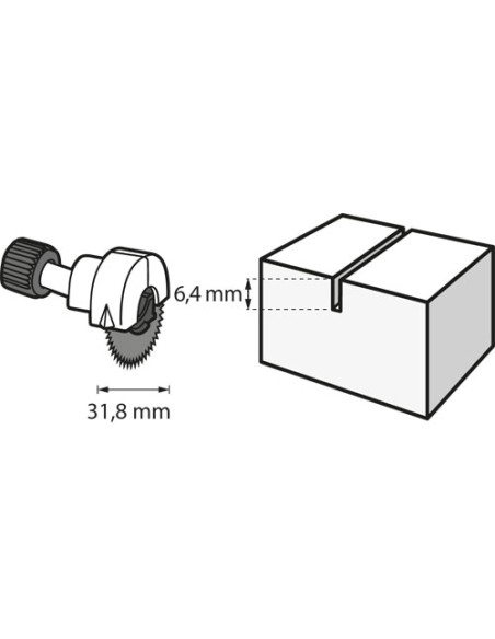 Hoja tronzadora 31,8 mm