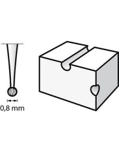 Fresa para grabar 0,8 mm