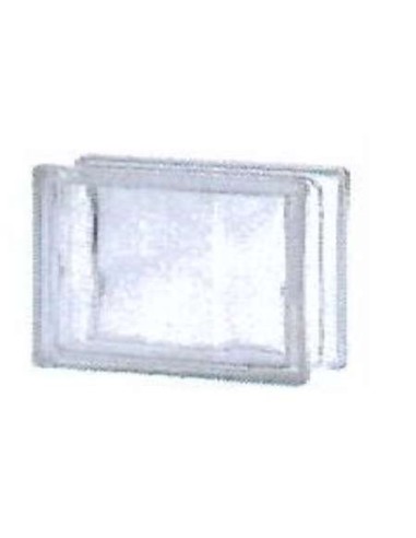 BLOQUE VIDRIO 19X19X8 NEUTRO ONDULADO