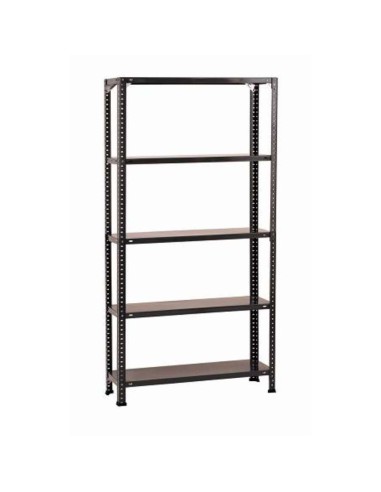 ESTANTERIA MET.C/torn.5 baldas 180X90X30 BLANCA