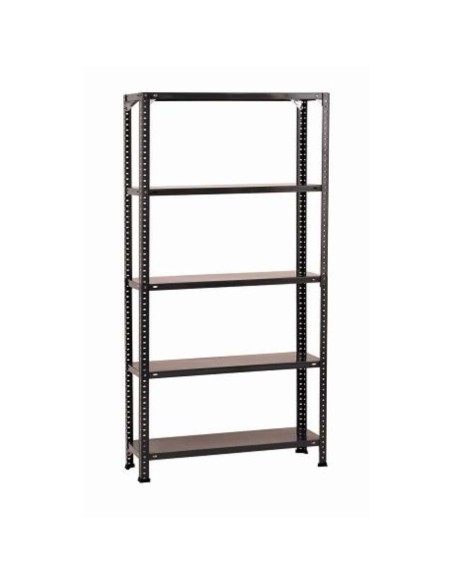 ESTANTERIA MET.C/torn.5 baldas 180X90X30 BLANCA