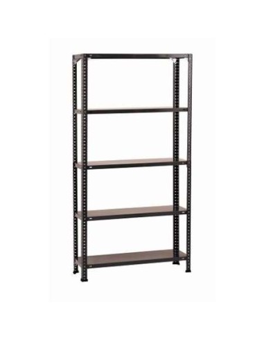 ESTANTERIA MET.C/torn.5 baldas 180X90X30 BLANCA