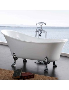 BAÚERA EXENTA PERSICO 1620X700X790 MM (ACRILICA BLANCA)