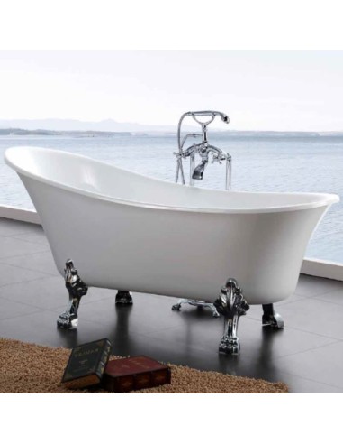 BAÚERA EXENTA PERSICO 1620X700X790 MM (ACRILICA BLANCA)