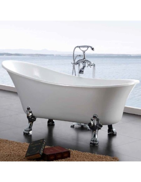 BAÚERA EXENTA PERSICO 1620X700X790 MM (ACRILICA BLANCA)