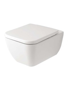 INODORO SUSPENDIDO EMMA SQUARE S/H BLANCO