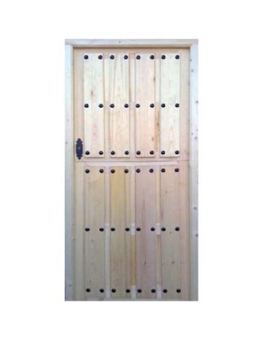 PUERTA DE CLAVOS DE CALLE DERECHA PR9 210X94 CM (C) CARPINTERI