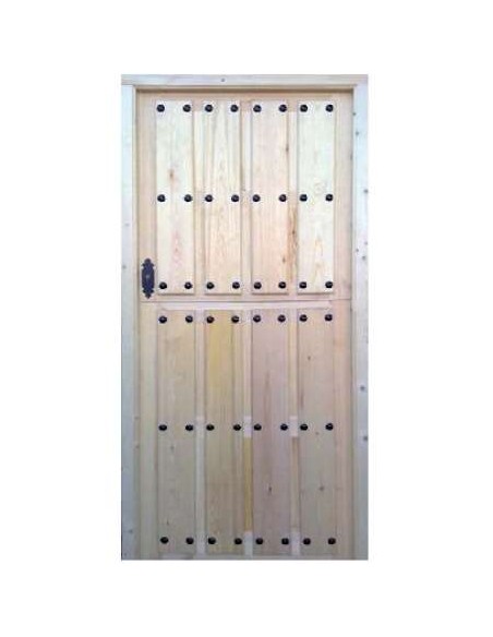 PUERTA DE CLAVOS DE CALLE DERECHA PR9 210X94 CM (C) CARPINTERI