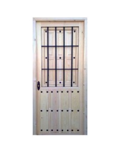 PUERTA DE CLAVOS DE CALLE DERECHA BSS1 210X94 CM CARPINTERI