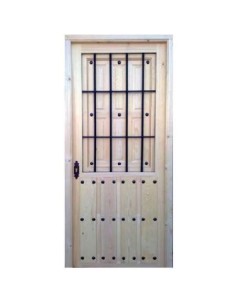 PUERTA DE CLAVOS DE CALLE DERECHA BSS1 210X94 CM CARPINTERI 2