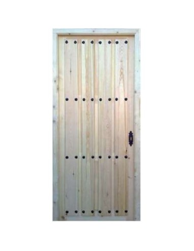 PUERTA DE CLAVOS DE CALLE IZQUIERDA PR11 210X94 CM (C) CARPINTERI