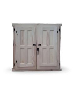 VENTANA EUROPEA EN PINO 100X120 (2 HOJAS)