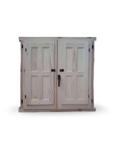 VENTANA EUROPEA EN PINO 100X120 (2 HOJAS)