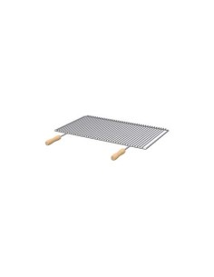 PARRILLA SIMPLE MEDIANA 89LX50P CON MANGOS DE MADERA (D) LEIRICIMEN