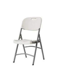 SILLA PLEGABLE STANFORD 88X45X50CM BLANCA