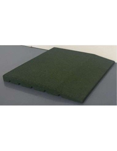 LOSETA CAUCHO 50X50 4CM VERDE TERMINACION