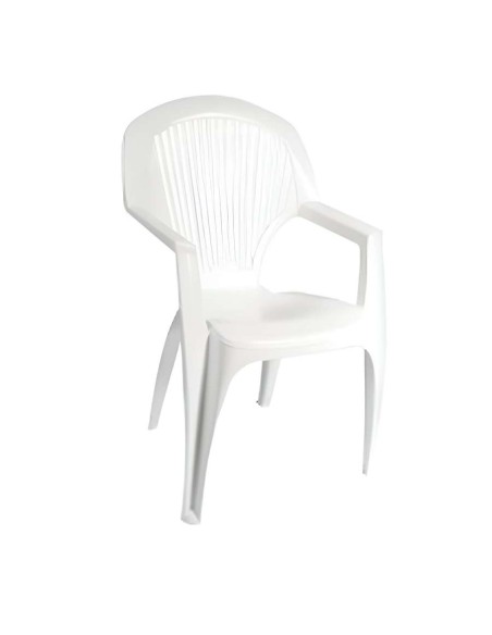 SILLON MONOBLOCK RESPALDO ALTO BLANCO