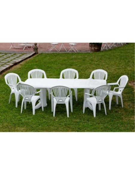 SILLON MONOBLOCK RESPALDO ALTO BLANCO