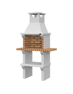 BARBACOA LEIRIA 105X47X190CM CON PARRILLA