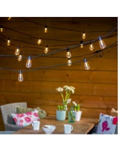 GUIRNALDA EXTERIOR DE BOMBILLAS LED