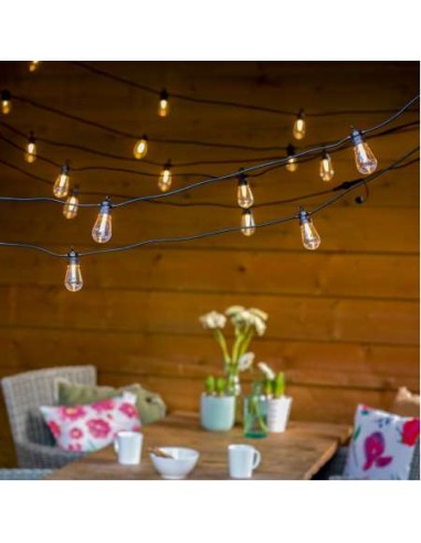 GUIRNALDA EXTERIOR DE BOMBILLAS LED