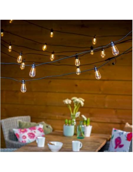 GUIRNALDA EXTERIOR DE BOMBILLAS LED