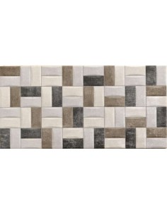 AZULEJO PR DECORADO CROSS SMART MIX 25X50