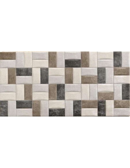 AZULEJO PR DECORADO CROSS SMART MIX 25X50