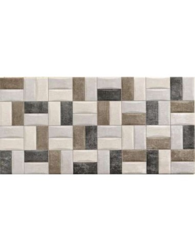 AZULEJO PR DECORADO CROSS SMART MIX 25X50