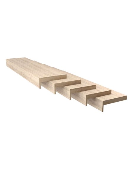 KIT TAPAJUNTAS EXTENSIBLE 7 A 10CM MELAMINA ROBLE TAP.7X1 CPL