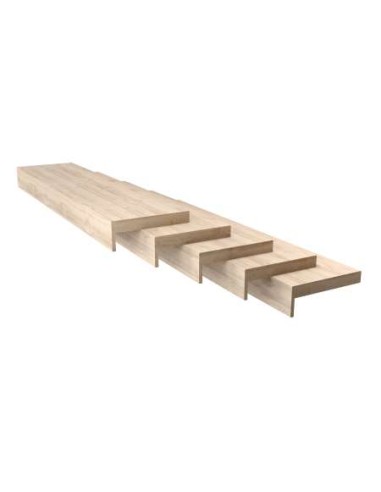 KIT TAPAJUNTAS EXTENSIBLE 7 A 10CM MELAMINA ROBLE TAP.7X1 CPL