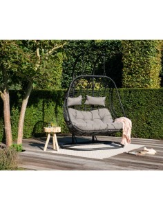 SILLON DOS PLAZAS DE MIMBRE SINTETICO