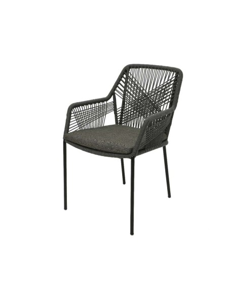 SILLA DE CUERDA MOD.SEVILLA, ESTRUCTURA HIERRO KAEMINGK B