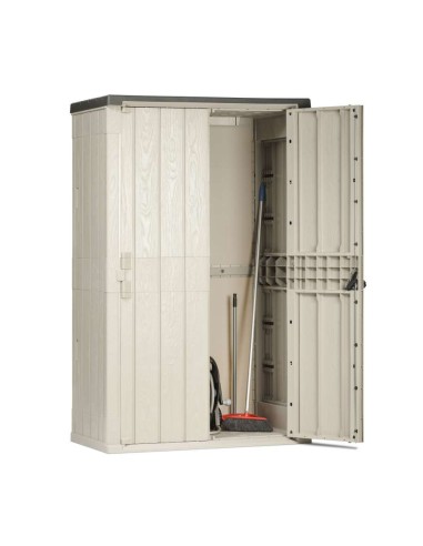 COBERTIZO RESINA HIGH STORA WAY 130X75,6X206,2CM ANTRACITA