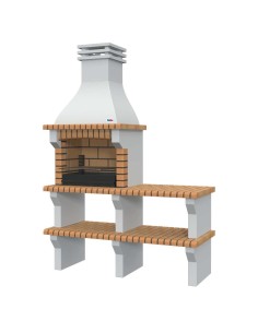 BARBACOA BIGMAT SESIMBRA 160LX58PX240ACM C/BRASERO+BANCADA